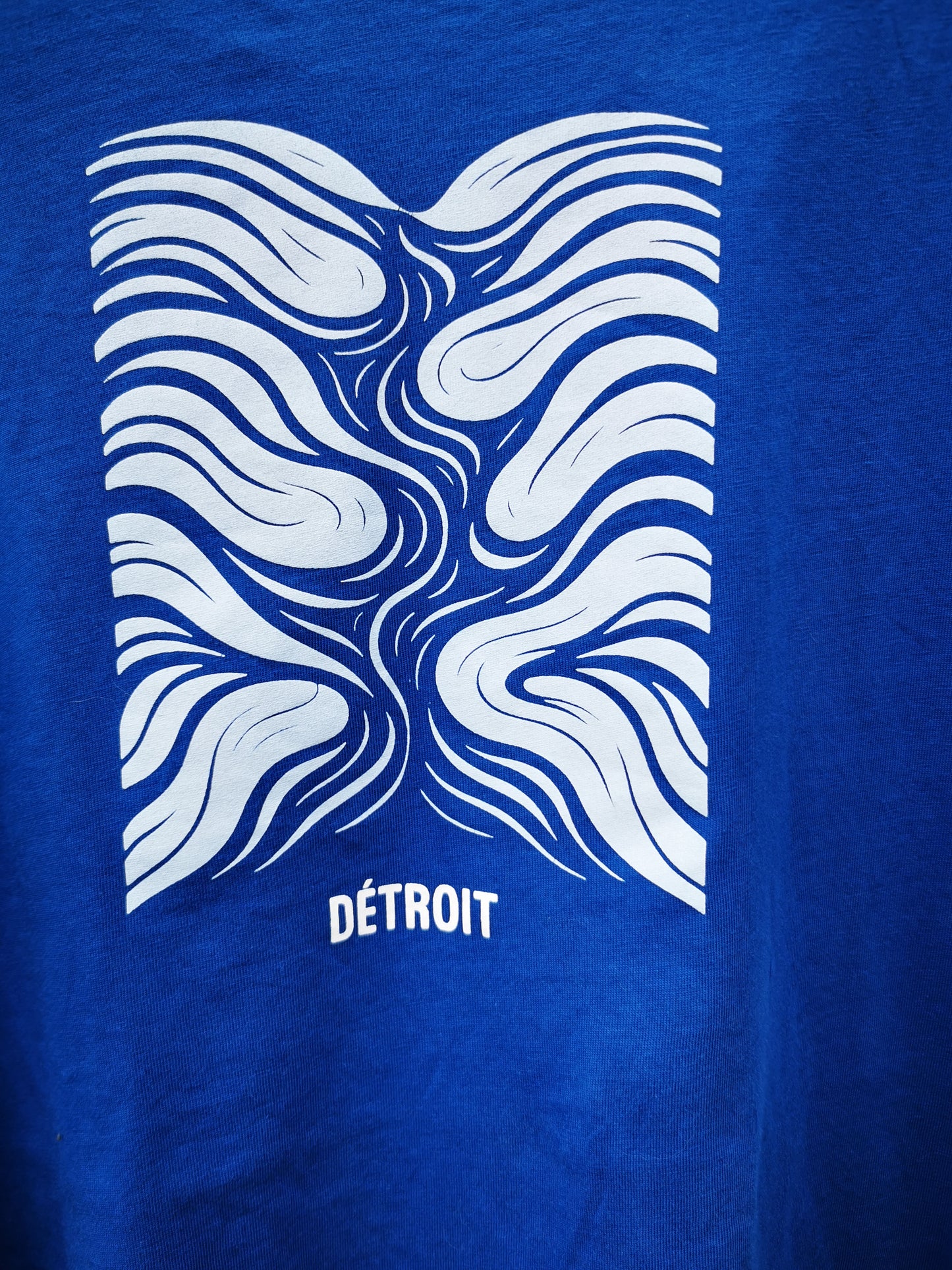 Tshirt DÉTROIT - Bleu // modèle Homme